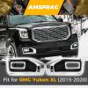 imageFog Light CoversFront Bumper Fog Lamps Bezel Cover TrimFog Light Covers Replacement fit for GMC YukonYukon XL2015 2016 2017 2018 2019 2020Chrome GM1038187 2293642622936427 GM1039187A Pair LeftRight