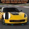 imageFront Bumper Lower Lip Splitter fit for 20152019 Chevy Corvette C7 Z06Car Body Kit Front Bumper Lip Spoiler with Bumper Corner Spoiler Winglet Splitters Protector KitGlossy Black4PCS