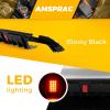 imageRear Bumper Diffuser with Exhaust Tips fit for Mercedes Benz CClass W205 C63 C63S AMG Sedan 4Doors 20152018Rear Lower Bumper Molding Kit with LED Red LightCarbon Fiber LookGlossy Black