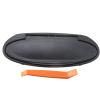 imageReplacement Sun Visor Vanity Mirror Covers Driver or Passenger Side Visor Mirror Lid for Porsche 996997911 986987 for Boxster for Cayman 19962010 2Pcs Black1 SETbase and cover