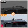 imageShark Fin Antenna CoverCar Roof Antenna Caps Compatible with Hyundai Kona 2018 2019 2020 2021 2022 202396210J9300Roof Topper Cover ReplacementCarbon Fiber TextureWithout Chip