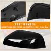 imageSide Mirror Cover Caps Compatible with Ford Explorer 2016 2017 2018 2019Driver Left Passenger Right Outer Rearview Side Mirror CoverGB5Z17D743AAGB5Z17D742AAGlossy Black2PCSDriver Left Side GB5Z17D743