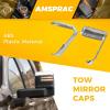 imageTow Mirror Caps fit for Chevy Chevrolet Silverado GMC Sierra 2500HD 3500HD 2020 2021 2022 2023 84468904 84468910Top ampamp Side ClipOn Front Door Mirror Housing Covers CapsChrome