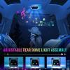 imageUniversal Car Roof Dome Lights ReplacementAdjustable LED Ceiling Lamps Assembly wTouch ScreenCar RV Interior Lighting wDoor Trigger SwitchOverHead Roof Ambient LightRGB Meteor StyleRipple Style