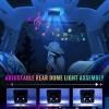 imageUniversal Car Roof Dome Lights ReplacementAdjustable LED Ceiling Lamps Assembly wTouch ScreenCar RV Interior Lighting wDoor Trigger SwitchOverHead Roof Ambient LightRGB Meteor StyleMeteor Style