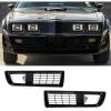 imageAMSRPAC Front Bumper Grille CoverFront Lower Bumper Grill Cover Replacement compatible with Pontiac Firebird Trans Am 1979 1980 1981Black 2PCS