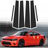 imageDoor Pillar Covers fit for Chevrolet Malibu 20162021Glossy Black AntiScratch Trim6PCS Window Outer Pillar PanelGlossy BlackCarbon Fiber LookFor Charger 1121