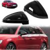 imageDoor Side Rearview Mirror Covers Caps with Lane AssistExterior Back Sight CoversSide Mirror Caps compatible with for 20172019 Audi B9 A4 S4 A5 S5 RS5Glossy Black2PCSGlosy Black