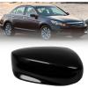 imageDriver Left Side Mirror Cap fit for 20082013 Honda AccordDoor Side Exterior Rearview Back Sight Mirror Cover Shell ReplacementClipon Slot TypeLeft Side1PCSRight Passenger Side Only