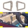 imageSeat Belt GuideBeige Driver Passenger Side Headrest Pillow Seatbelt LoopSeat Belt Guide Loop compatiable with Camaro Firebird 1993200216817202 168172032PCSBeige