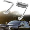 imageTow Mirror Caps fit for Chevy Chevrolet Silverado GMC Sierra 2500HD 3500HD 2020 2021 2022 2023 84468904 84468910Top ampamp Side ClipOn Front Door Mirror Housing Covers CapsChrome