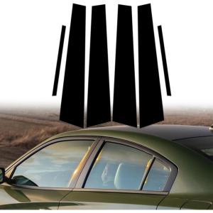 imageDoor Pillar Covers fit for Chevrolet Malibu 20162021Glossy Black AntiScratch Trim6PCS Window Outer Pillar PanelGlossy BlackGlossy BlackFor Dodge Charger 1121