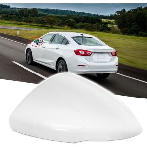 imageDoor Side Rearview Mirror Covers CapsExterior Mirror CoversSide Mirror Caps compatible with for Chevrolet Cruze 20172019Glossy BlackRight Side1PCSWhite