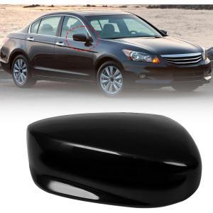 imageDriver Left Side Mirror Cap fit for 20082013 Honda AccordDoor Side Exterior Rearview Back Sight Mirror Cover Shell ReplacementClipon Slot TypeLeft Side1PCSRight Passenger Side Only