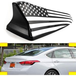 imageShark Fin Antenna CoverCar Roof Antenna Caps fit for Kia Optima 20142020Sonata 2015 2016 2018 2019Genesis Sedan G80 20152017Genesis Coupe 20132015Elantra Sedan 20112016Not SportBlack BaseFlag Logo