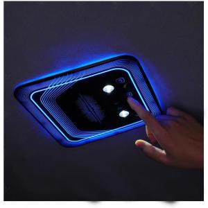 imageUniversal Car Roof Dome Lights ReplacementAdjustable LED Ceiling Lamps Assembly wTouch ScreenCar RV Interior Lighting wDoor Trigger SwitchOverHead Roof Ambient LightRGB Meteor StyleRipple Style