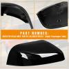 imageRight Side Exterior Mirror Cover Cap Compatible with Ford Explorer 2016 2017 2018 2019Rearview Passenger Right Side Mirror Cover Topper ReplacementGB5Z17D742AAGB5Z17D742AAGlossy BlackPassenger Right Side