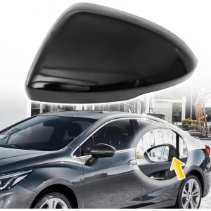 imageExterior Door Side Mirror CapsRearview Mirror Covers ReplacementSide Mirror Caps compatible with for Chevrolet Cruze 20172019Glossy BlackLeft Side1PCS