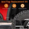 imageMud Flap Delete Fit for Chevy Silverado 2500HD 3500HD 20202025Front Rear Splash Mud Guards Fender Replacement Kit Exterior AccessoriesAll Weather Mud Flap ProtectorsNo Drill RequiredABS6PCS