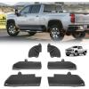 imageMud Flap Delete Fit for Chevy Silverado 2500HD 3500HD 20202025Front Rear Splash Mud Guards Fender Replacement Kit Exterior AccessoriesAll Weather Mud Flap ProtectorsNo Drill RequiredABS6PCS