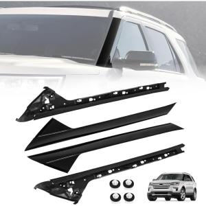 imageFront Windshield Trim Outer amp Inner ReplacementLeft A Pillar Trim Molding fit for 20112019 Ford Explorer926450BB5Z7803145AABB5Z7803137AABB5Z7803137ABBB5Z7803137BA2PCS Driver SideLeft SideRight Side