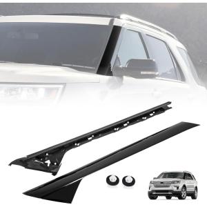 imageFront Windshield Trim Outer amp Inner ReplacementLeft A Pillar Trim Molding fit for 20112019 Ford Explorer926450BB5Z7803145AABB5Z7803137AABB5Z7803137ABBB5Z7803137BA2PCS Driver SideLeft Driver Side