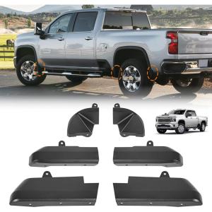 imageMud Flap Delete Fit for Chevy Silverado 2500HD 3500HD 20202025Front Rear Splash Mud Guards Fender Replacement Kit Exterior AccessoriesAll Weather Mud Flap ProtectorsNo Drill RequiredABS6PCS