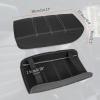 imageCenter Console Armrest Cover Compatible with Honda CRV LX EX Sport Hybrid EXL Sport Touring Hybrid Accessories 2023 2024 2025 2026 Vegan Leather Soft Armrest Protector Red StitchingWhite Stitching