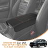 imageCenter Console Armrest Cover Compatible with Honda CRV LX EX Sport Hybrid EXL Sport Touring Hybrid Accessories 2023 2024 2025 2026 Vegan Leather Soft Armrest Protector Red StitchingOrange Stitching