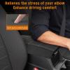 imageCenter Console Armrest Cover Compatible with Honda CRV LX EX Sport Hybrid EXL Sport Touring Hybrid Accessories 2023 2024 2025 2026 Vegan Leather Soft Armrest Protector Red StitchingOrange Stitching