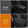 imageCenter Console Armrest Cover Compatible with Honda CRV LX EX Sport Hybrid EXL Sport Touring Hybrid Accessories 2023 2024 2025 2026 Vegan Leather Soft Armrest Protector Red StitchingOrange Stitching