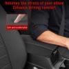 imageCenter Console Armrest Cover Compatible with Honda CRV LX EX Sport Hybrid EXL Sport Touring Hybrid Accessories 2023 2024 2025 2026 Vegan Leather Soft Armrest Protector Red StitchingRed Stitching