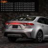 imageLED High Mount Stop LightsTrunk Lid Third Brake Light compatible with Toyota Corolla L LE SE XSE XLE SedanHybrid 202020243rd Brake Light Strip wSequential Turn Signal Lamps Assembly