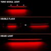 imageLED High Mount Stop LightsTrunk Lid Third Brake Light compatible with Toyota Corolla L LE SE XSE XLE SedanHybrid 202020243rd Brake Light Strip wSequential Turn Signal Lamps Assembly