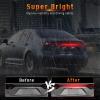 imageLED High Mount Stop LightsTrunk Lid Third Brake Light compatible with Toyota Corolla L LE SE XSE XLE SedanHybrid 202020243rd Brake Light Strip wSequential Turn Signal Lamps Assembly