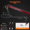 imageLED High Mount Stop LightsTrunk Lid Third Brake Light compatible with Toyota Corolla L LE SE XSE XLE SedanHybrid 202020243rd Brake Light Strip wSequential Turn Signal Lamps Assembly
