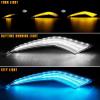 imageLED Fog LightDaytime Running Fog Light AssemblyAmberWhiteBlue DRL Fog Light Replacement fit for Toyota Corolla L LE XLE Hybrid 2020 2021 2022Front Bumper Fog Lamp WWiring Harness2PCS