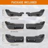 imageMud Flap Delete Compatible with GMC Sierra 1500 20192025Front and Rear Mud Guards Replacement Kit Exterior AccessoriesAll Weather Mud Flap ProtectorsNo CuttingNo DrillingABS6PCS