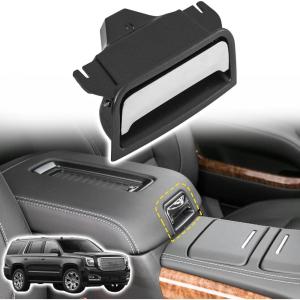imageCenter Console Armrest Lid Latch fit for Chevy Suburban Silverado Tahoe GMC Sierra Yukon 20142020Center Console Armrest Lid Lock22861304 22792217Chromed Silver LidSilver