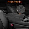 image:imageCenter Console Armrest Cover Compatible with Honda Pilot 2023 2024 2025 2026 Ridgeline Passport 20242026 Armrest Pad Lid CushionCenter Console Protector Pad Red StitchingWhite Stitching