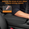 image:imageCenter Console Armrest Cover Compatible with Honda Pilot 2023 2024 2025 2026 Ridgeline Passport 20242026 Armrest Pad Lid CushionCenter Console Protector Pad Red StitchingOrange Stitching