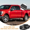 image:imageExterior Door Window Molding Trims fit for Ford F150 Supercrew 20212025Door Window Bottom Sill Weatherstrip CoversSeal Belt Weather Stripping Decor3MM Adhesiver4PCS ChromeGlossy Carbon Fiber Look20212025