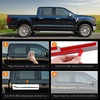 image:imageExterior Door Window Molding Trims fit for Ford F150 Supercrew 20212025Door Window Bottom Sill Weatherstrip CoversSeal Belt Weather Stripping Decor3MM Adhesiver4PCS ChromeGlossy Carbon Fiber Look20212025