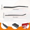 image:imageExterior Door Window Molding Trims fit for Ford F150 Supercrew 20212025Door Window Bottom Sill Weatherstrip CoversSeal Belt Weather Stripping Decor3MM Adhesiver4PCS ChromeGlossy Carbon Fiber Look20212025
