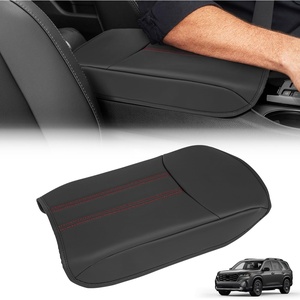 image:imageCenter Console Armrest Cover Compatible with Honda Pilot 2023 2024 2025 2026 Ridgeline Passport 20242026 Armrest Pad Lid CushionCenter Console Protector Pad Red StitchingRed Stitching