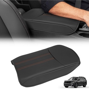 image:imageCenter Console Armrest Cover Compatible with Honda Pilot 2023 2024 2025 2026 Ridgeline Passport 20242026 Armrest Pad Lid CushionCenter Console Protector Pad Red StitchingOrange Stitching